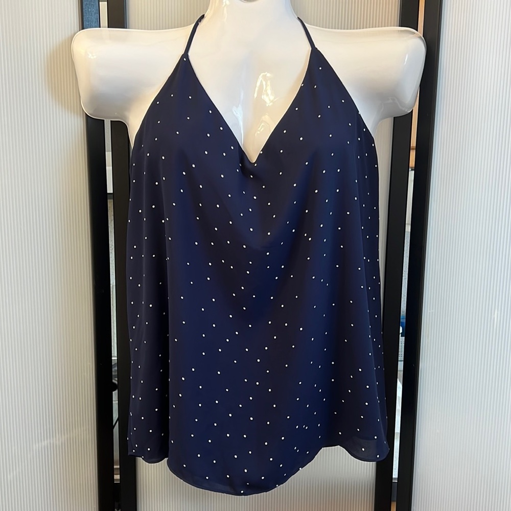 Pink Republic Cami.  Navy Polka Dot. Size XXL